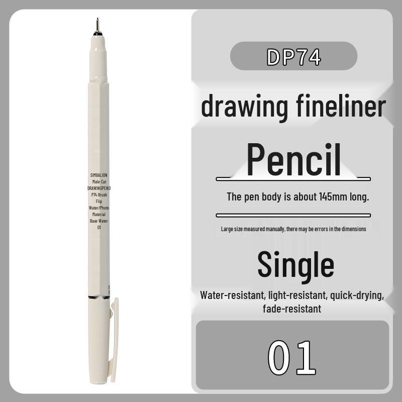 Penna a punta fine Simbalion Leone per Arte Studentesca, Pittura, Design Anime e Disegno a Linee D74
