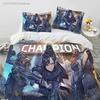 A-Apex Legends Game Gamer Cartoon Bedding Set Bedroom Soft Modern Bedspreads Comefortable Duvet Cover Quilt Cover And Pillowcase