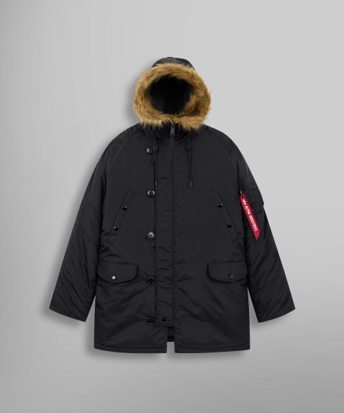 Alpha Industries N-3B Oxford Parka Black