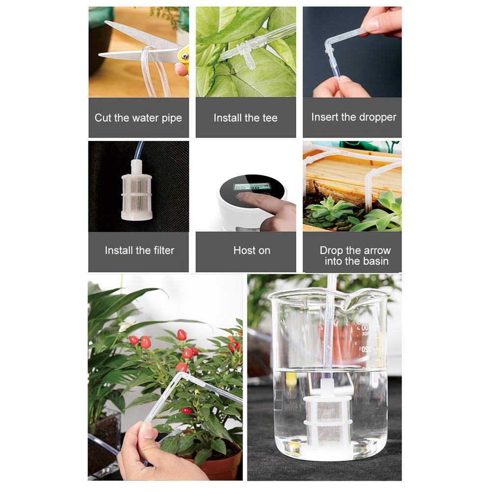 15 Pots Potted Plants Watering Device Remotely Controlled Intelligent Timer Controller Automatic