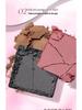 VEECCI Weizi Qimeng Five-Color Palette: Beginner-Friendly Pearlescent, Glitter, Flash, and Matte Earth Tones Eyeshadow.