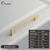 Oukali Modern Design Pull Down Kitchen Hardware Kitchen Cabinets Door Pull Handle Chrome Drawer Handle