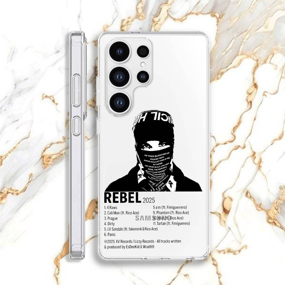E-EsDeeKid Phone Case For Samsung S21,S24,S30,S10,S22,S25,S23,S10,PIus,Ultra,5G,FE,lite Clear TPU Cover