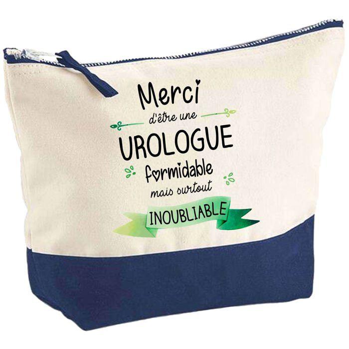 Trousse de maquillage - PLANETEE - Merci Urologue Inoubliable - Grand format - Coton - Impression HD