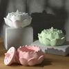 Lotus Incense Burners Silicone Mold Aromatherapy Gypsum Lotus Jar Storage Box Candle Cup Grinding Tool