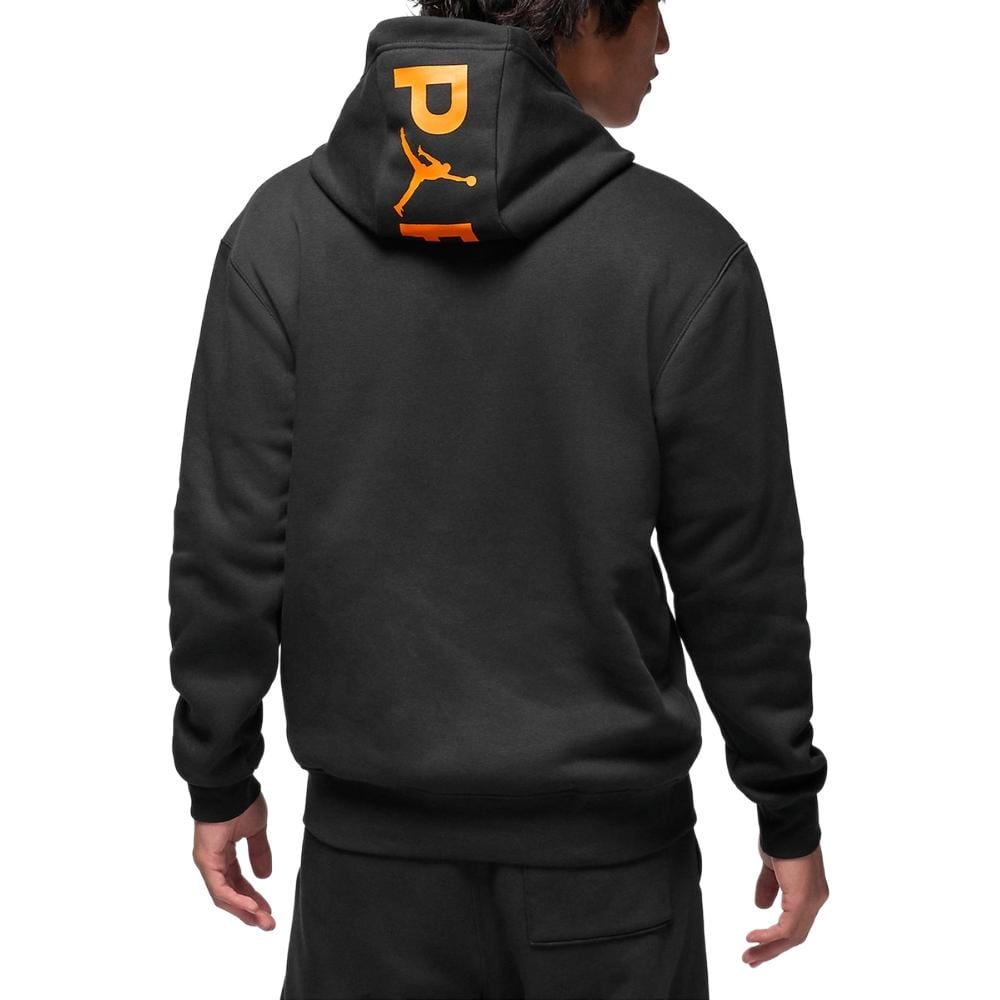 Jordan Sweatshirts Men's Black Hooded Non Detachable Moderate DZ2924-010
