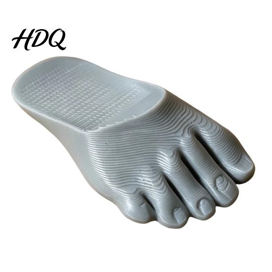 Easy Install Door Stopper 3D Printed Foot Shaped Doorstop Non-Slip Wedge for Floor Reliable Stop Study Decorative Holder Home Office Bedroom,