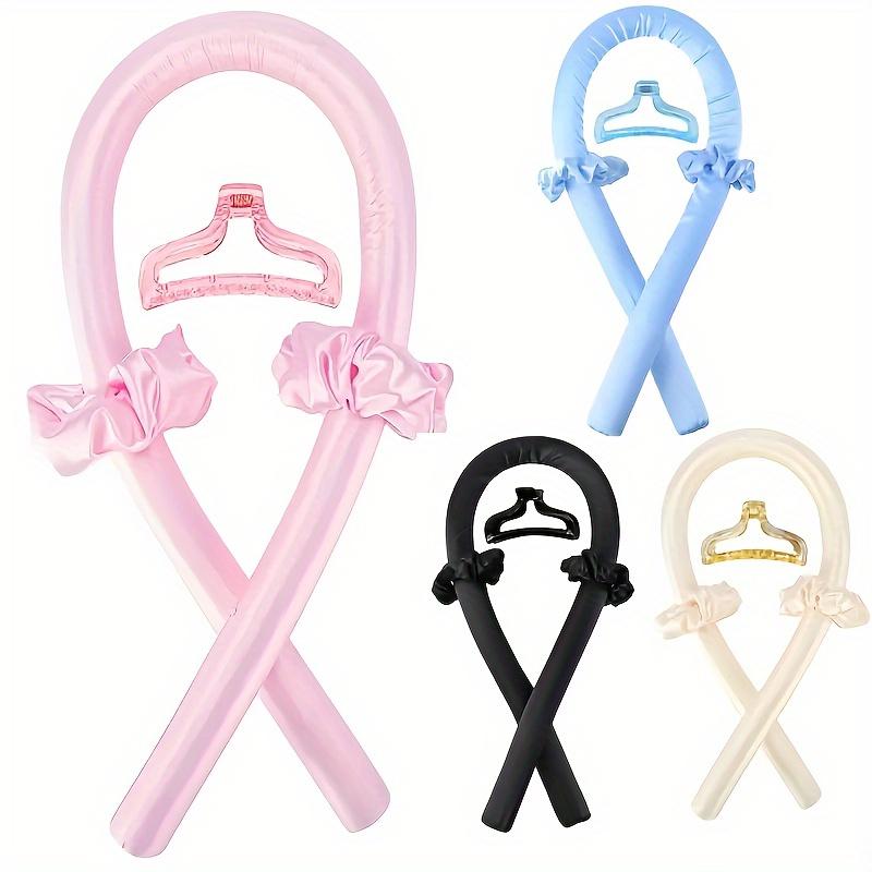 Rubber Hair Curler Set, No-Heat Sleep Wave Hair Styler, Large Waves Hair Accessories, including hair band and hairpin