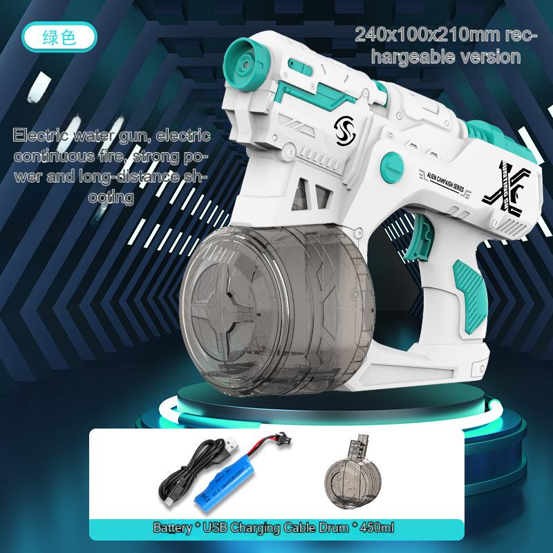 Non-Toxic Large Water Gunner Self-Integrated High Pressure Long Range Large Capacity Automatic Water Absorption M416 Electric Water Gun