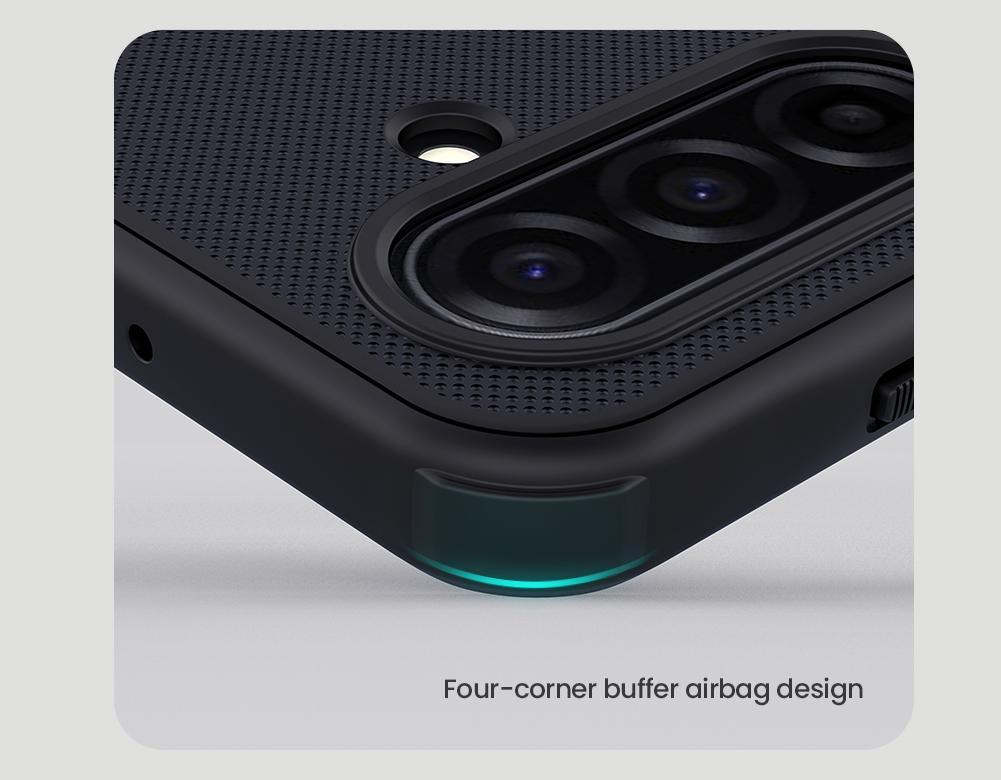 Für Samsung Galaxy A17 Handyhülle Nillkin Super Frosted Shield Pro Hart PC+TPU Schale Stoßfeste Rückseite