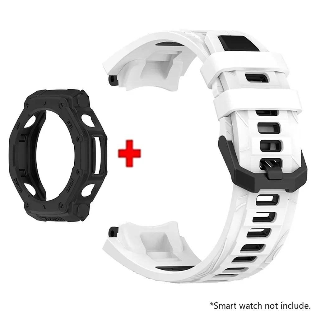 Silikonový řemínek a pouzdro pro chytré hodinky Huami Amazfit T-REX 3 Řemínek Náramek T-Rex3 Sportovní náramek Náramek na zápěstí S nástrojem