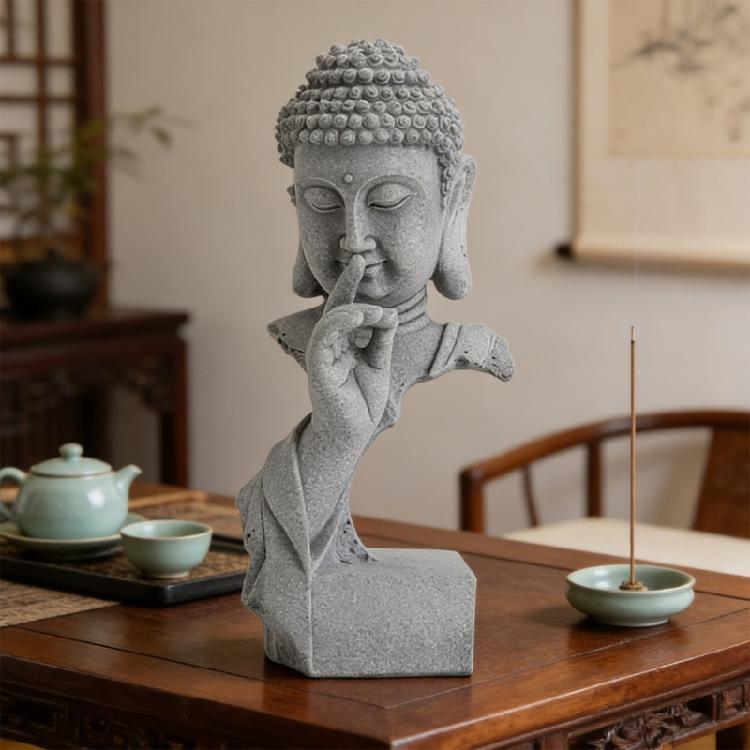 Artistic Buddhas Statue For Home Decors Resin Craft Meditations Buddhist Sculpture With Fine Detail Altar Ornament Gift