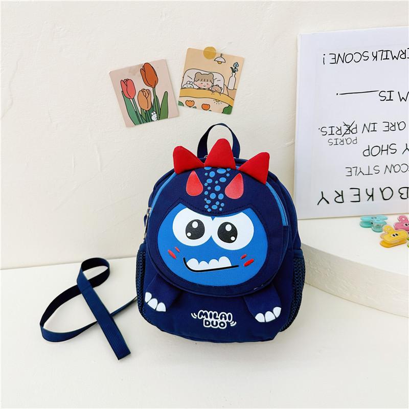 Adorable Cartoon Dinosaur Children's Backpack For Boys Lightweight 3-6 Year Olds