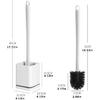 Toilet Brush Toilet Brush Set Wall-Mounted Cleaning Brush Toilet Brush Squat Toilet Household Wall Hanging Rod Sanitary Brush Toilet Brush Set