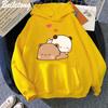 Panda Bear Bubu Dudu Cartoon Hoodie Sleep Cute Printed Clothes for Teens Loose Sweatshirt Spring Pocket