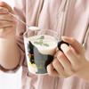 250ML Cute Cat Heat-resistant Glass Coffee Mug Drinking Water Milk Tea Beverage Cup Cartoon Juice Cups Gift Home Office Supplies