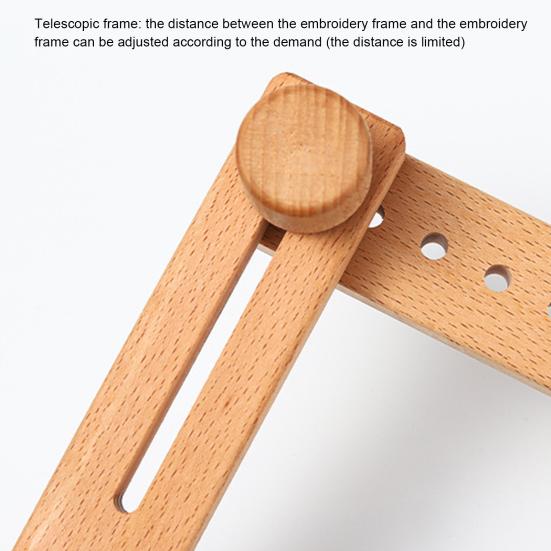 Support de cerceau de broderie Compact, Portable et robuste, cadre de point de croix, fournitures ménagères