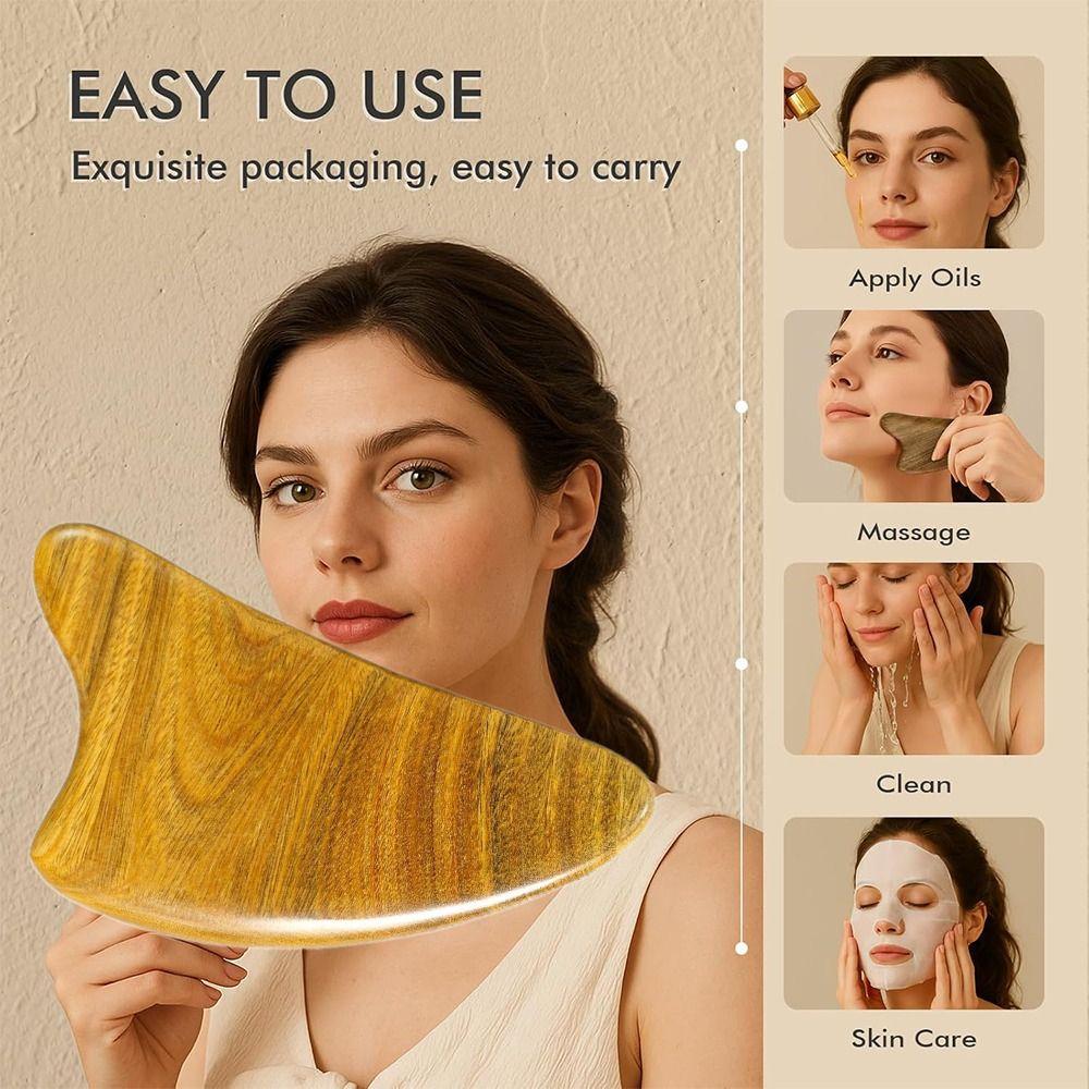For Lymphatic Drainage Jaw Face Massager Tool Relieve Pain Self Care Gua Sha Tool Self Care