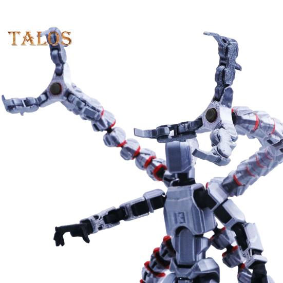 Robot akční figurka s příslušenstvím Pohyblivé klouby 3D tištěný model robota Hračka Kloubová figurína figurka Dekorace Ornament