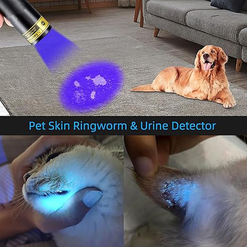 

3W 365Nm Mini Uv Flashlight Usb Rechargeable Torch Pets Urine Cat Tinea Money Ore Scorpion Invisible Ink Marker Check Light