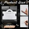 M-Modern-100Piece Bracelet Display Cards Jewelry Display Hanging Card  Bracelet Packaging Necklace Cards With Bags ,White