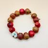 3D Fruit Beaded Bracelet Hypoallergenic Resin Hand Chain for Women Summer Seaside Trip Jewelry Accessories