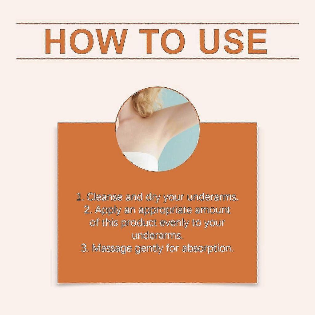 The Original Underarm Brightening Deodorant Cream for Dark Underarms Treatment, Body Odor Eliminator for Women & Men, Ingrown Hair Treatment