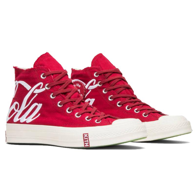 Coca Cola X Converse Chuck Taylor All Star Retro Casual High-Top Board Shoes Unisex Red