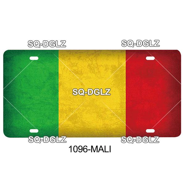 [SQ-DGLZ] M-P Country Flag 15x30cm Metal Sign Vintage Plaque Tin Sign Wall Decor For Bar Pakistan/Netherlands/Malaysia