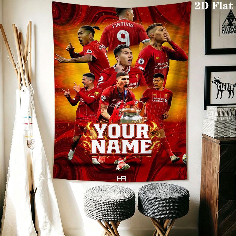 Custom Lfc Wall Hanging Printed Fabric Blanket Decorative Tapestries for Bedroom Living Room Home Decor