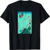 Japanischer Vogel und Blumen Antikes Japanisches Kunstdesign T-Shirt