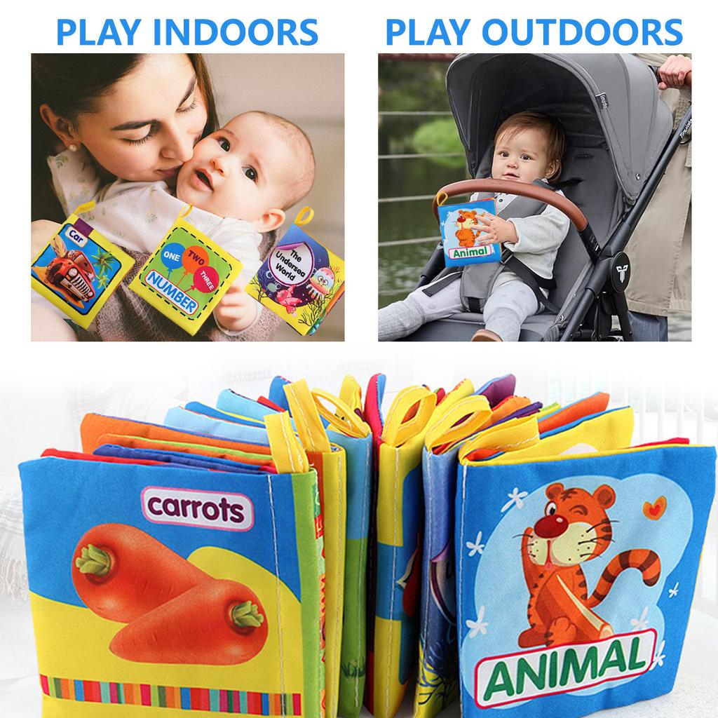 High-Standard Multicolored First-Class Baby Superior-Grade Cloth Books Premium-Quality Learning High-Standard The High-Standard Names