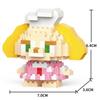 Disney Anime Princess Building Blocks Stitch Mickey Mouse mini Action toy Figures Blocks Toys Bricks Assemble Toys Kids Gifts