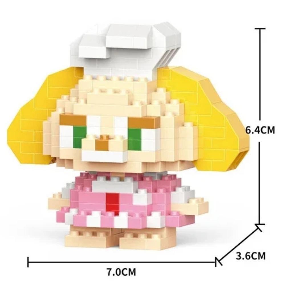 Disney Anime Princess Building Blocks Stitch Mickey Mouse mini Action toy Figures Blocks Toys Bricks Assemble Toys Kids Gifts