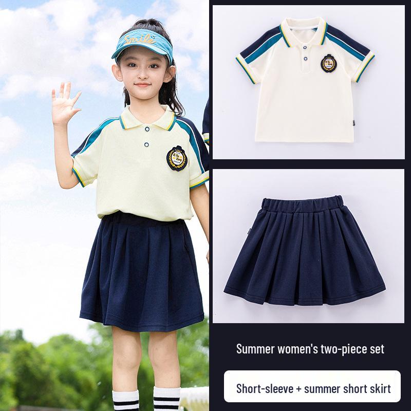 Children's Spring/Autumn Uniform Set: Primary School 3-Piece, Sports Class, Kindergarten 4-Piece