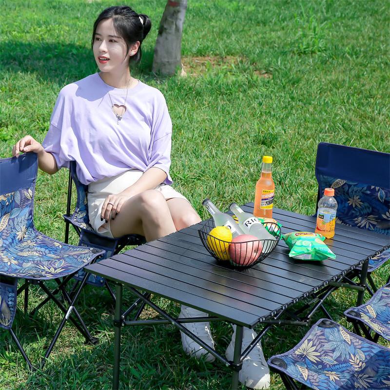 Carbon Steel Portable Camping Folding Table