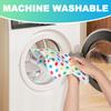 8pcs Streak-Free Cleaning Cloths, Super Absorbent & Quick-Dry Reusable Towels for Kitchen, No Lint Non-Scratch,Polka Dot Pattern