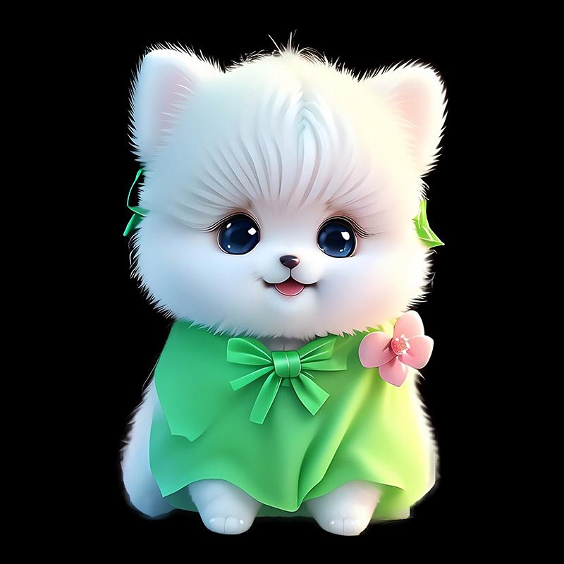 P28# Grappige Pomeranian Hond Huisdier Dier Sticker op De Auto Vinyl Decal Waterdichte Decoratie Auto Stickers