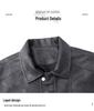 2025 Men's Retro Suede Velvet Jacket - Trendy American Lapel Style for Autumn
