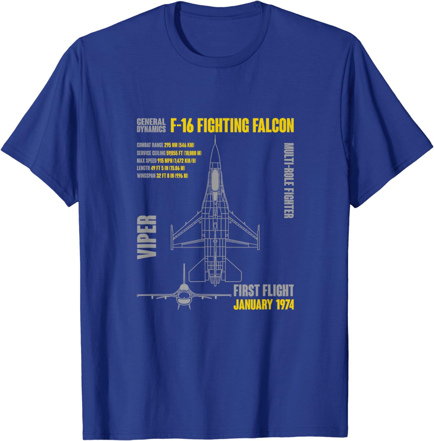 

F16 Fighting Falcon Military Aircraft Men TShirt Short Sleeve Casual Cotton ONeck T Shirt S