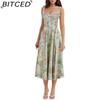 BITCED Summer-inspired Chic and Sophisticated Strapless Dress for Women