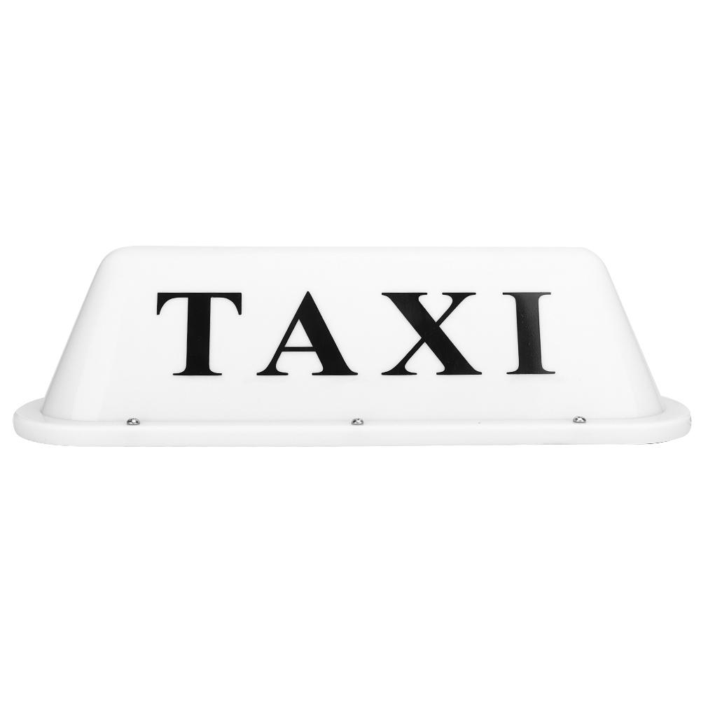12V LED Magnetic Taxi Sign Roof Top Car Super Bright Light Lamp with Cigar Lighter(Yellow Case)
