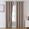Shaoxing Keqiao Curtains Thickened 100% Shading Waterproof Full Shading Imitation Linen Curtains