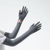 Summer sunscreen sleeves women's UV protection ice silk integrated extended gloves driving sunshade extended arm cover outdoor