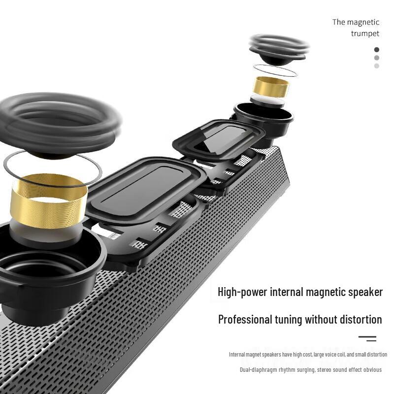 Philips SPA520S Bluetooth Computer Speaker with USB Hub