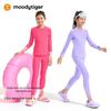 Moodytiger Girls' Long-Sleeve Two-Piece Swimwear