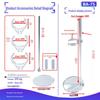 Adjustable BJD Doll Stand with Cotton Support