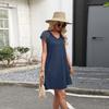 Women's Fashion Resort Lace Short-Sleeve Dress