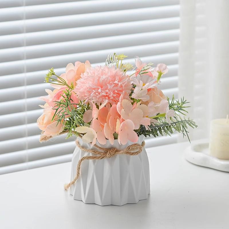 Indoor Artificial Flower Bouquet Decor for Office or Living Room