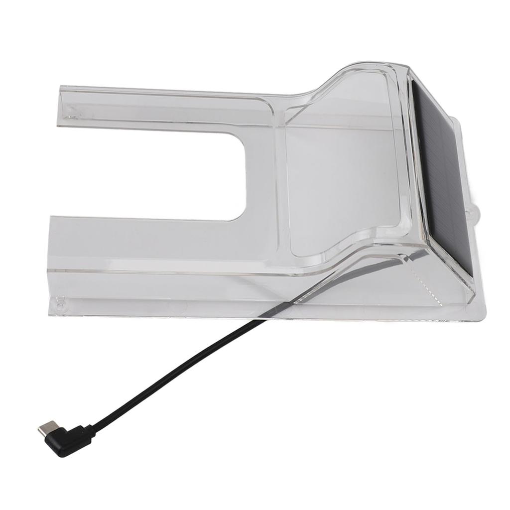 Doorbell Rain Cover Transparent Plastic ABS Weatherproof Solar Powered Door Bell Cover